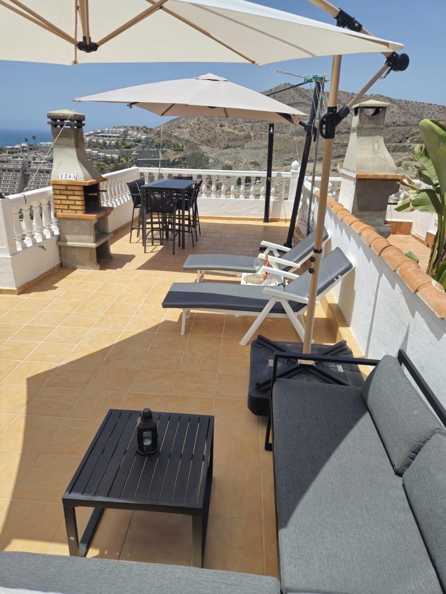 Appartement Ocean View Sunset Terrace - Near Anfi Del Mar à Los Caideros Extérieur photo